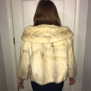Small Lovely light colored Fur coat